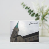 zürich fraumünster briefkaart (Staand voorkant)