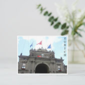 zürich hauptbahnhof briefkaart (Staand voorkant)