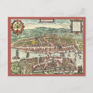 Zürich in de 16e eeuw briefkaart