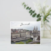 zurich limmat briefkaart (Staand voorkant)