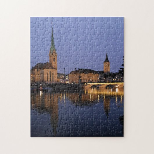 Zürich Reflections Puzzel Legpuzzel (Verticaal)