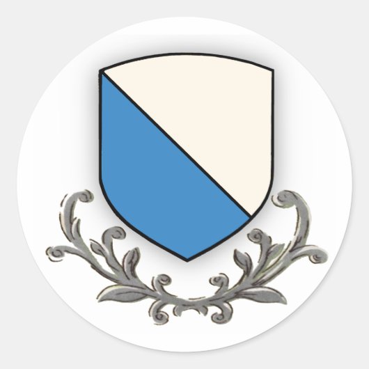 Zurich Ronde Sticker (Voorkant)