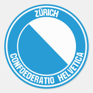 Zürich Round Emblem Ronde Sticker