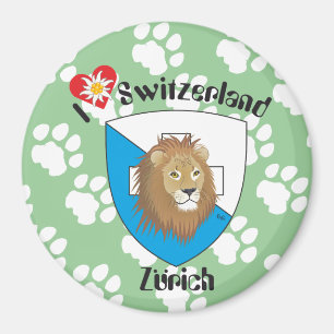 Zürich Schweiz Zwitserland Magnet Magneet