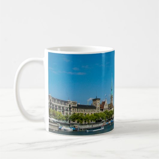 Zurich, Switzerland - Classic Mug Koffiemok (Links)