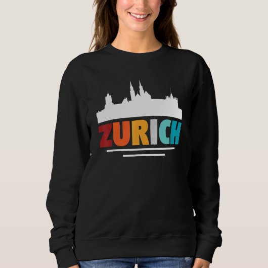Zurich Switzerland Trui (Voorkant)