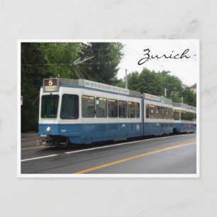 zürich tram briefkaart