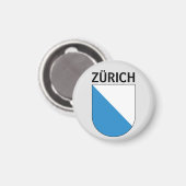 Zürich-wapenschild Magneet (Voorkant / Achterkant)