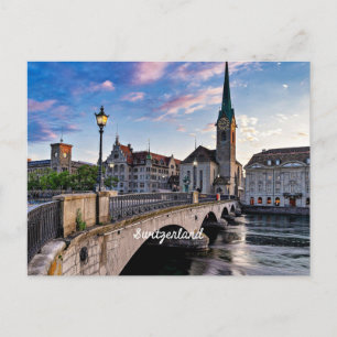 Zurich, Zwitserland Briefkaart
