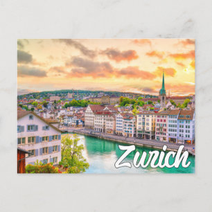 Zürich, Zwitserland Briefkaart