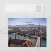 Zürich, Zwitserland Briefkaart (Voorkant / Achterkant)