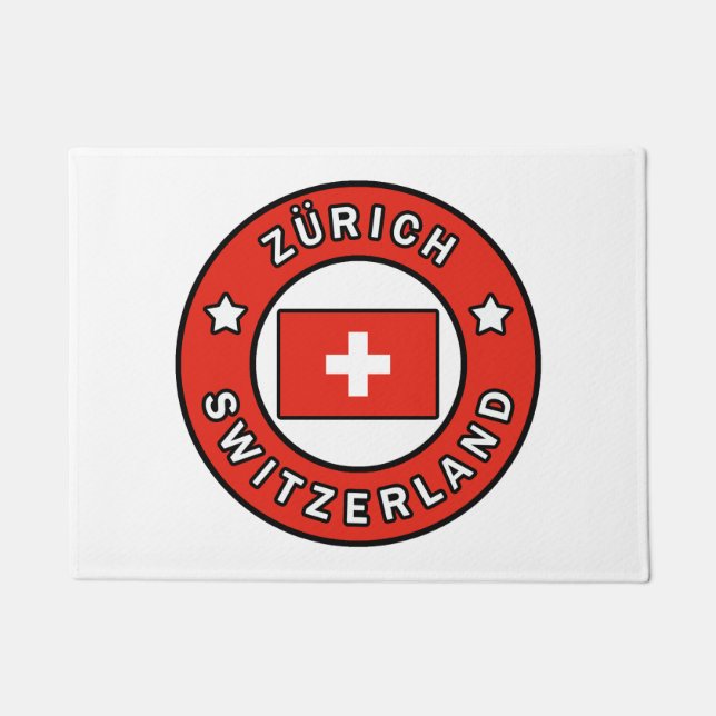 Zürich Zwitserland Deurmat (Voorkant)