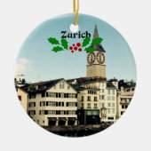Zurich, Zwitserland  Keramisch Ornament (Voorkant)