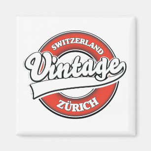 Zürich Zwitserland logo Magneet