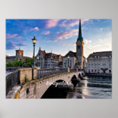 Zürich, Zwitserland Poster (Voorkant)
