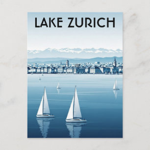 Zürich Zwitserland Reizen Briefkaart