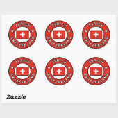 Zürich Zwitserland Ronde Sticker (Vel)