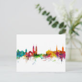 Zurich Zwitserland Skyline Briefkaart (Staand voorkant)