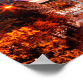 Zürich Zwitserland Sunset Poster (Hoek)