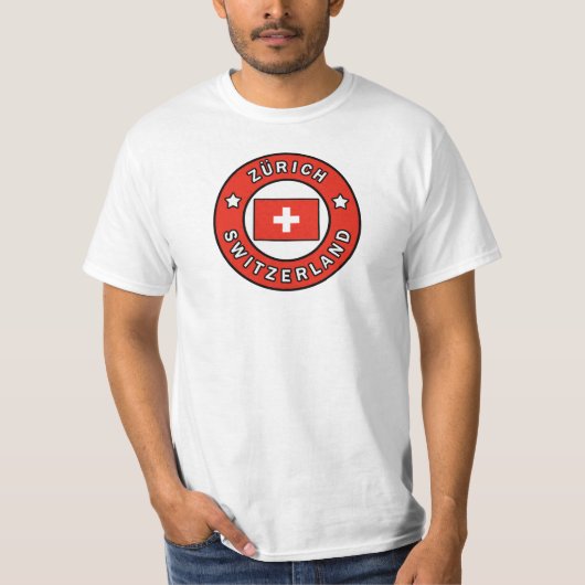 Zürich Zwitserland T-shirt (Voorkant)