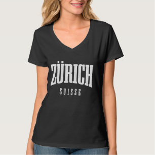 Zürich Zwitserland Zwitserse Suisse Souvenir T-shirt