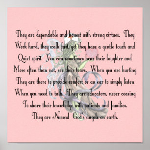 Zurse gedicht canvas print "Het zijn verpleegsters