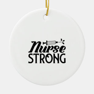 Zurse Gift Nurse Sterke Keramisch Ornament