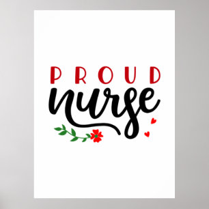 Zurse Gift Proud Nurse Poster