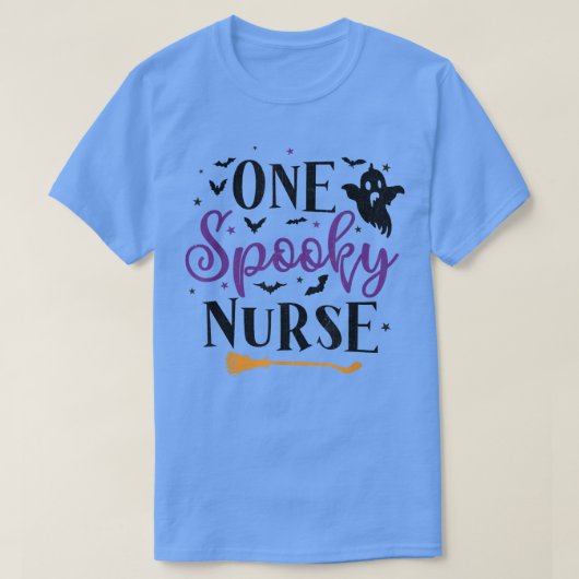 Zurse Halloween Matching Group Pajamas One Spooky T-shirt (Design voorkant)