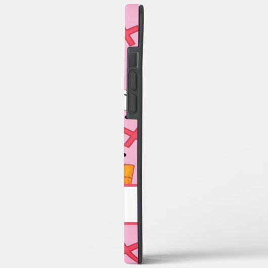 Zurse Medical Art Roze Naam Gepersonaliseerd Case-Mate iPhone Case (Achterkant / Links)