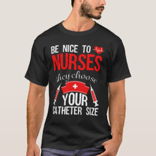 Zurse Pride Snarky Nurse Merchandise Nursing Cath T-shirt