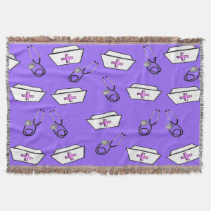Zurse Woven Blanket Paars Deken