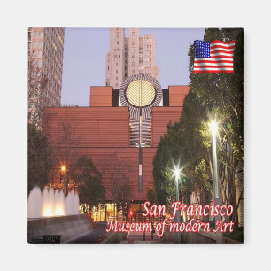 zUS013 SAN FRANCISCO, Art Museum, Fridge Magnet Magneet