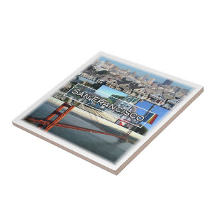 zUS032 SAN FANCISCO, Mozaïek, Californië, Tegeltje