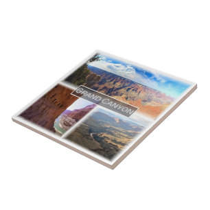 zUS046 GRAND CANYON, Mozaïek, Arizona, Tegeltje