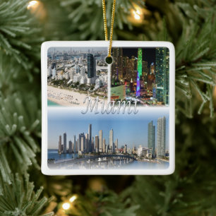 zUS053 MIAMI mosaic, Florida, Amerika, Keramisch Ornament