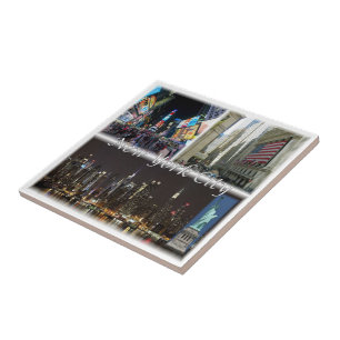 zUS055 NEW YORK, Mozaïek, Amerika, Tegeltje