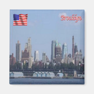 zUS109 BROOKLYN in het centrum, New York City, Fri Magneet