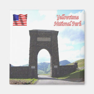 ZUS121 YELLOWSTONE National Park, Welcome, Fridge Magneet