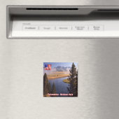 ZUS122 YELLOWSTONE National Park, America, Fridge Magneet (Insitu (Vaatwasser))