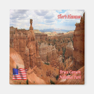 zUS152 BRYCE CANYON, Queens Garden Traill, Fridge Magneet