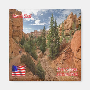zUS153 GRAND CANYON, Navaio Trail, Utah, Fridge Magneet