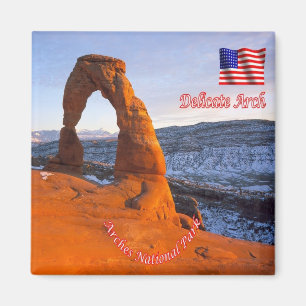 ZUS162 ARCHES National Park, Delicate Arch, Fridge Magneet
