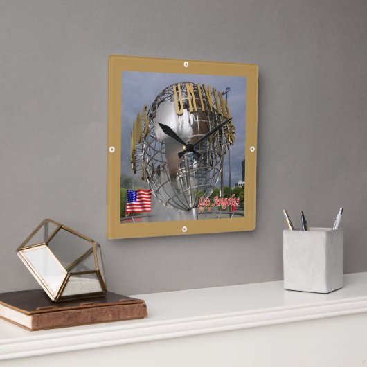 zUS165 UNIVERSAL STUDIO, Los Angeles, Vierkante Klok (Kantoor)