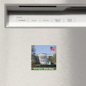 zUS180 WASHINGTON, White House, America, Fridge Magneet (Insitu (Vaatwasser))