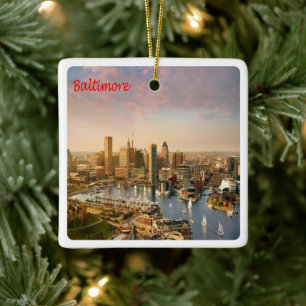 zUS183 BALTIMORE, Maryland, Amerika, Keramisch Ornament