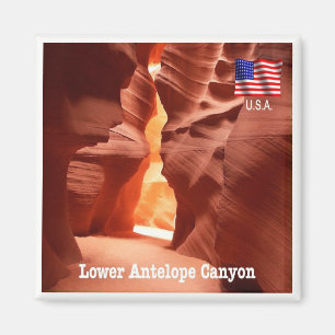 zUS191 ANTELOPE CANYON, Arizona, Amerika, Fridge Magneet