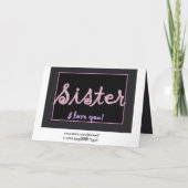 ZUS Dank Je Getuige - Geruite Letters Bedankkaart (Achterkant)