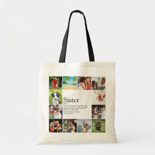 Zus Definitie Moderne Coole Fotocollage Tote Bag