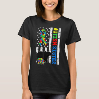 Zus Overeenkomstige Familie Autisme Bewustzijn Ame T-shirt